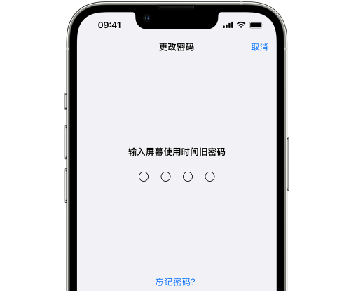 宁津iPhone屏幕维修分享iPhone屏幕使用时间密码忘记了怎么办 