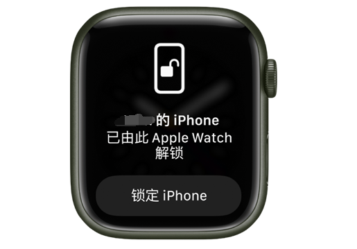 宁津苹果手机维修分享用 AppleWatch 解锁配备面容 ID 的 iPhone方法 