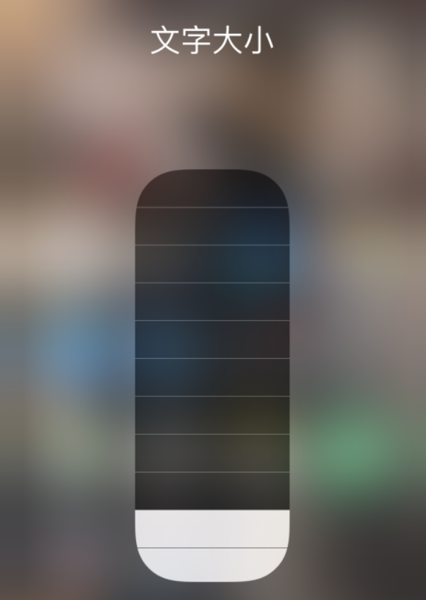 宁津苹果手机维修分享小技巧：在 iPhone 控制中心快速调节字体大小 